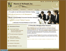 Tablet Screenshot of morrisandmcdaniel.com